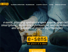 Tablet Screenshot of esens.fr